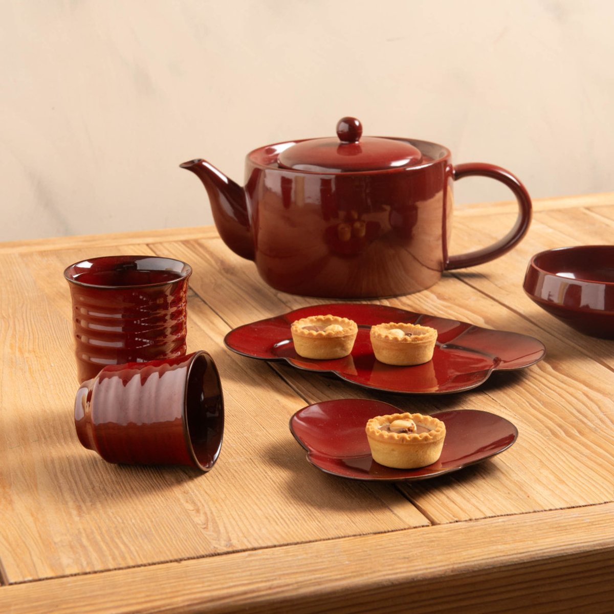Bol évasé 13 cm (lot de 3) - CHADO rouge, TABLE PASSION