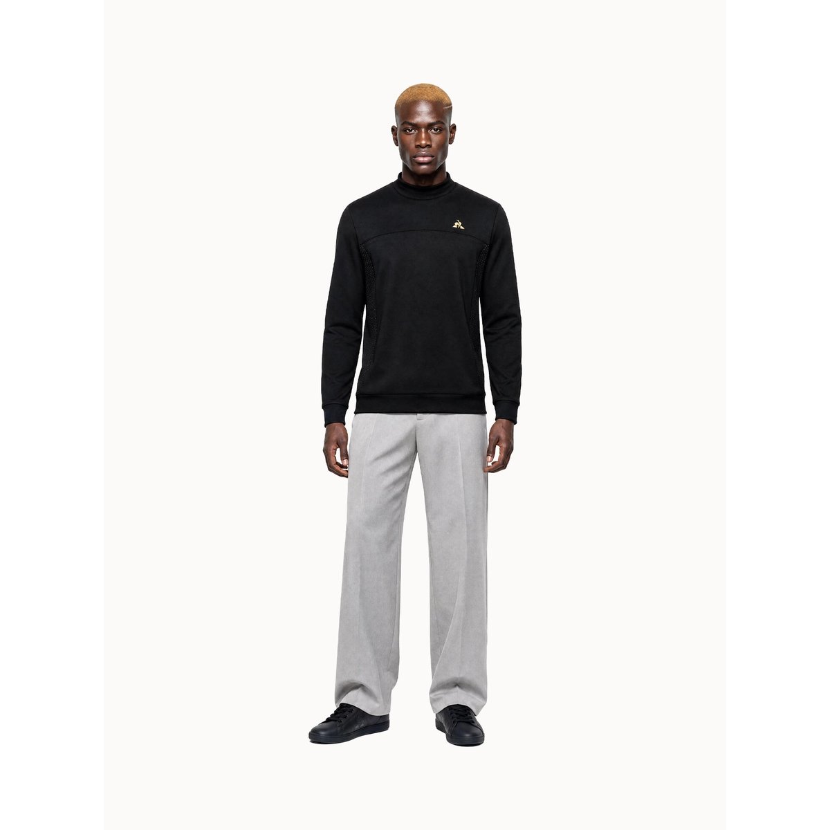 Sweat col montant Coq d'Or en double face Coq d'Or black, LE COQ SPORTIF