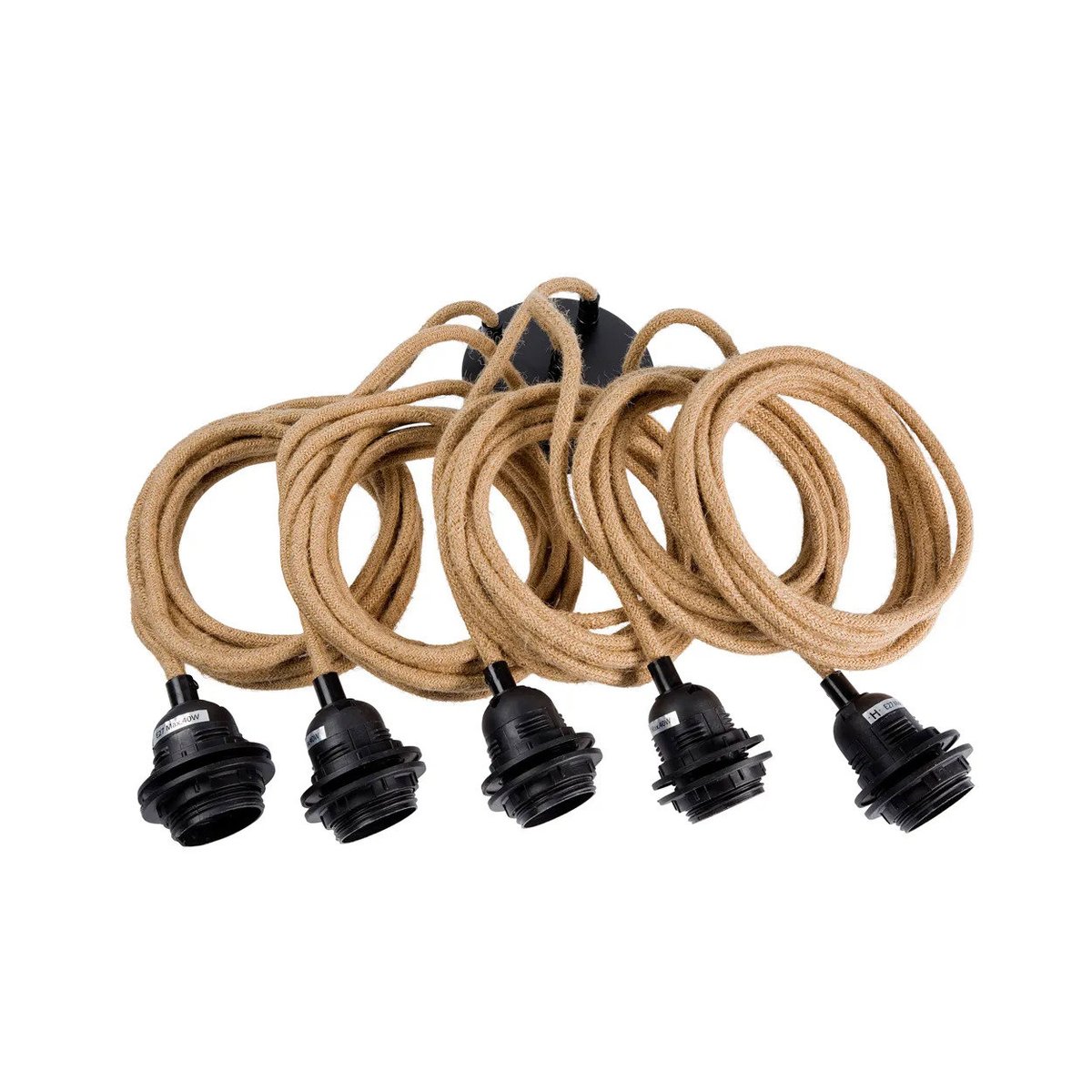 Câble électrique pour suspension FITTING LAMP noir, BAZAR BIZAR