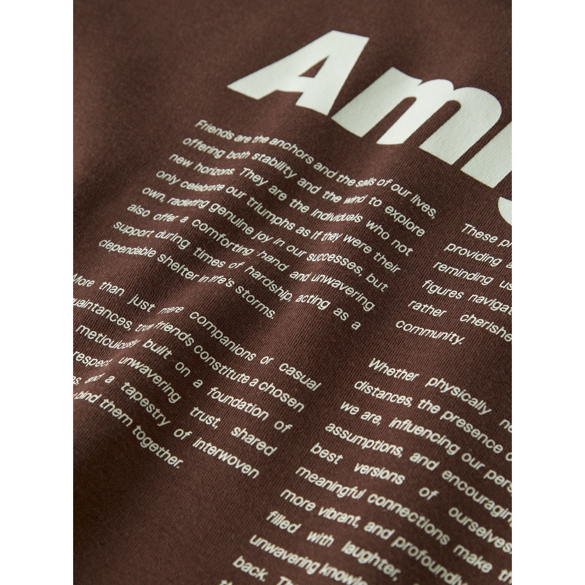 T-Shirt chestnut, NAME IT