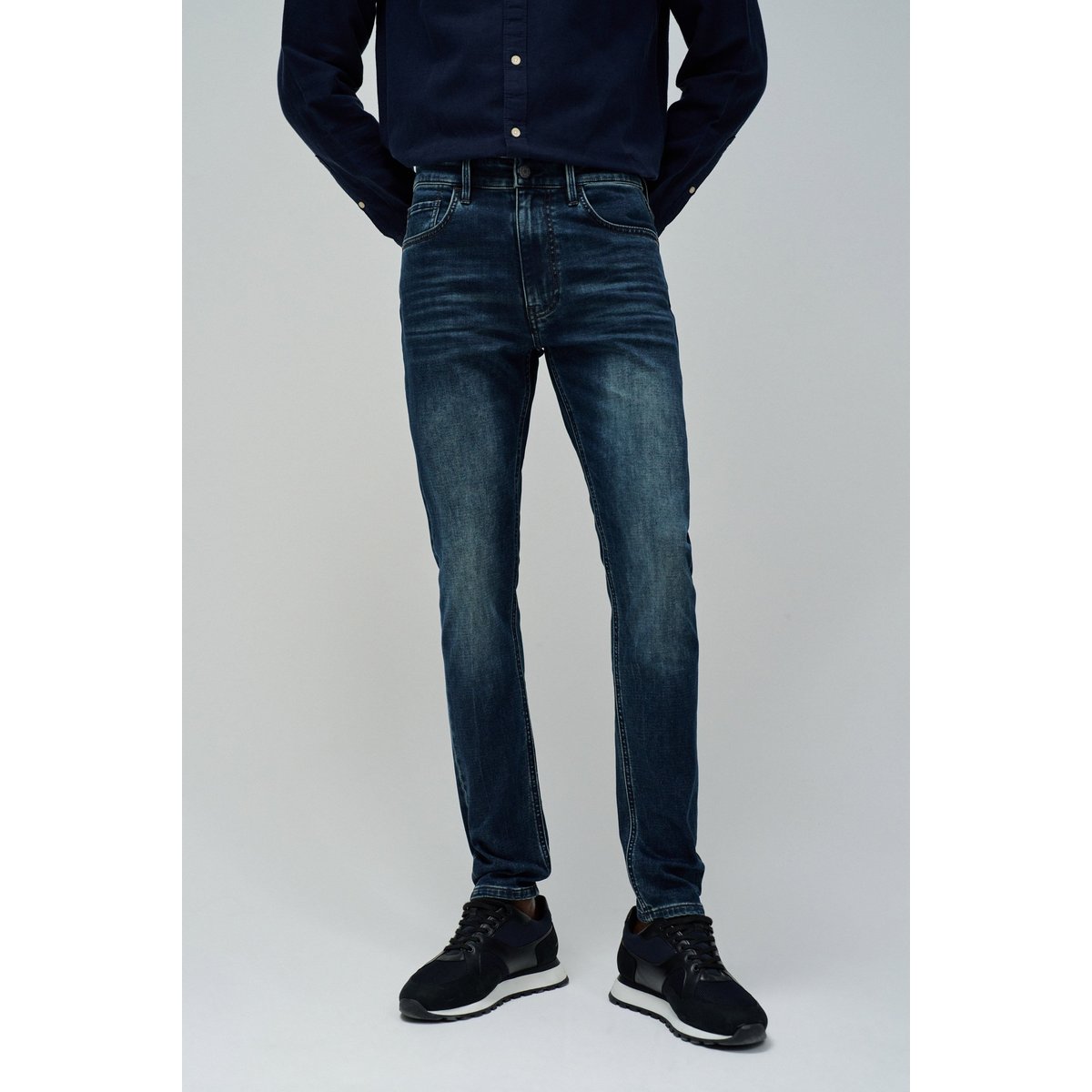 JEAN SKINNY S-ACTIV bleu vintage, SALSA JEANS