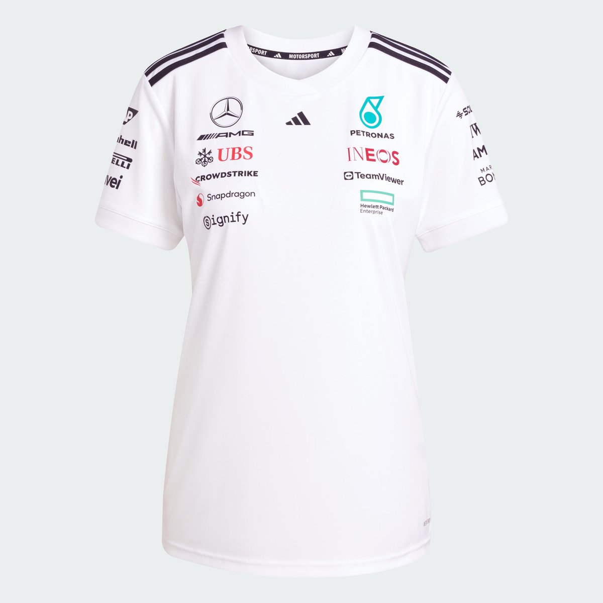 Maillot Pilote Mercedes - Amg Petronas Formula One Team Maillot Pilote Mercedes - Amg Petronas Formula One Team white / black, adidas Performance