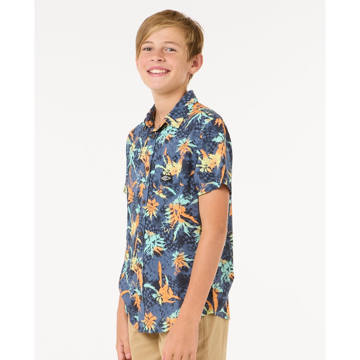 Chemise RAW ENERGY SHIRT - BOY vintage navy, RIP CURL