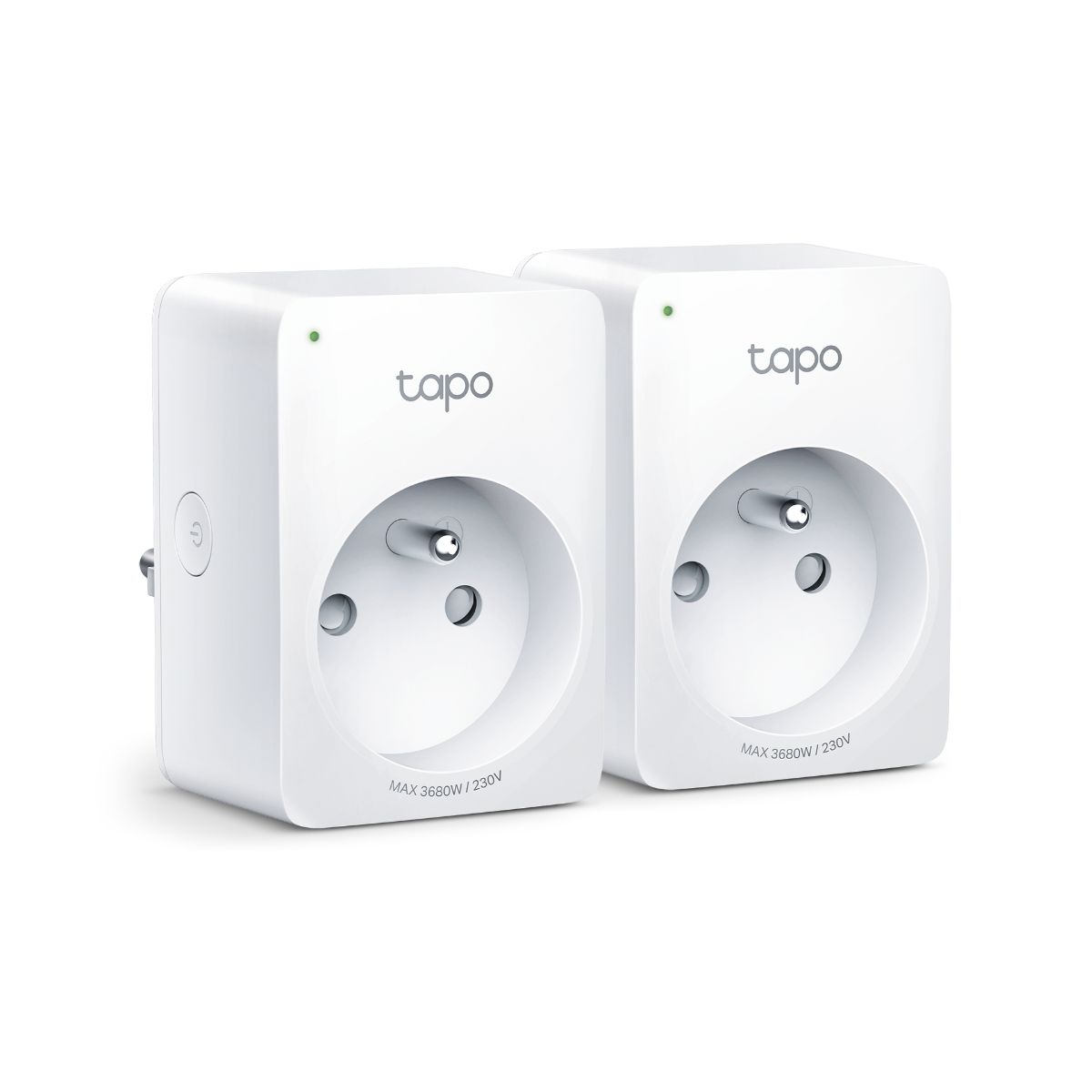 Prise connectée Pack de 2xTP11 wifi couleur unique, TP-LINK