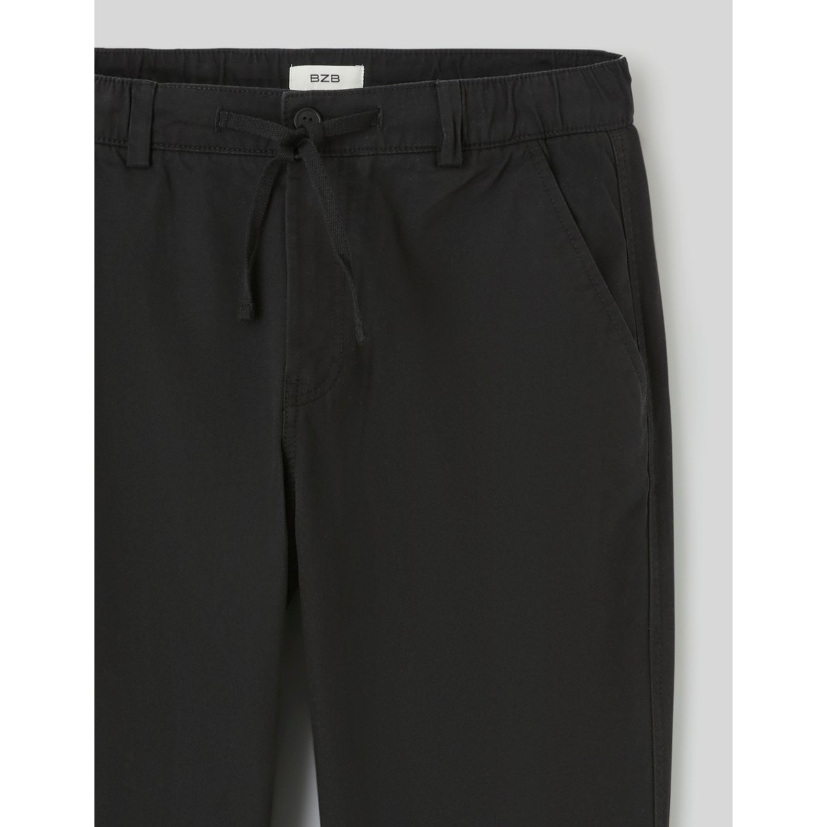 Pantalon jogger relaxed noir, BZB