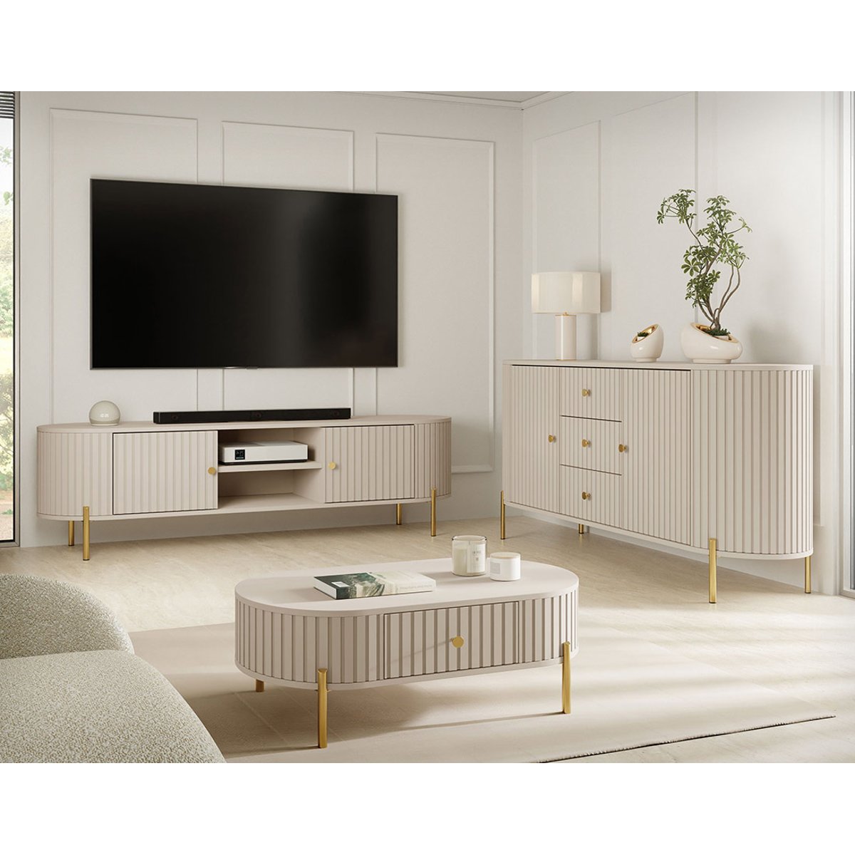 Etagère - JAIME beige, BEST MOBILIER