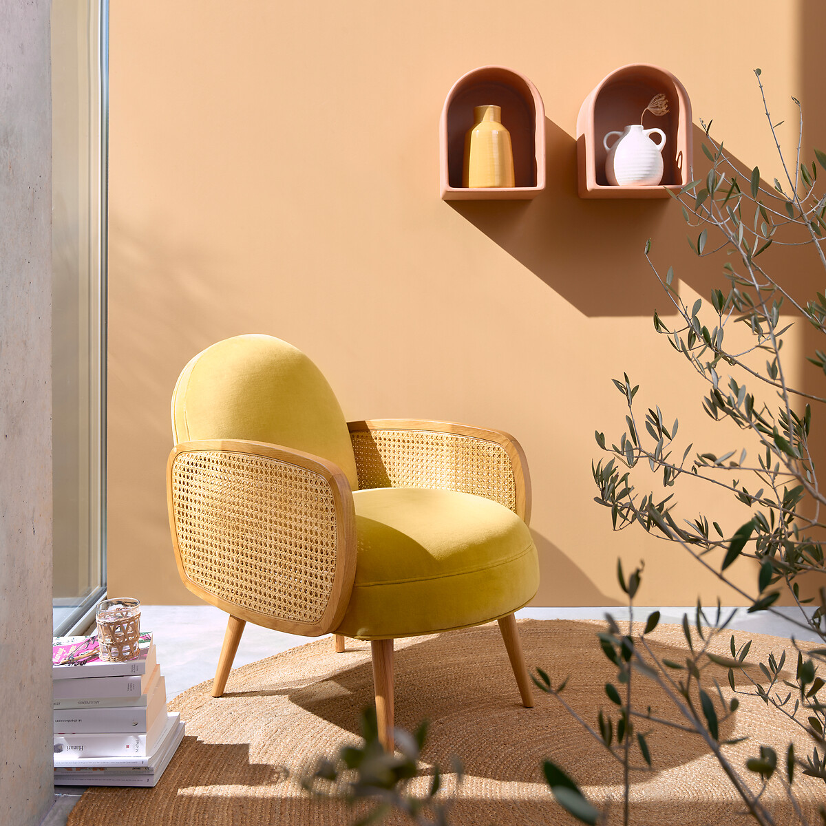 Tapis en jute Aftas beige naturel, LA REDOUTE INTERIEURS