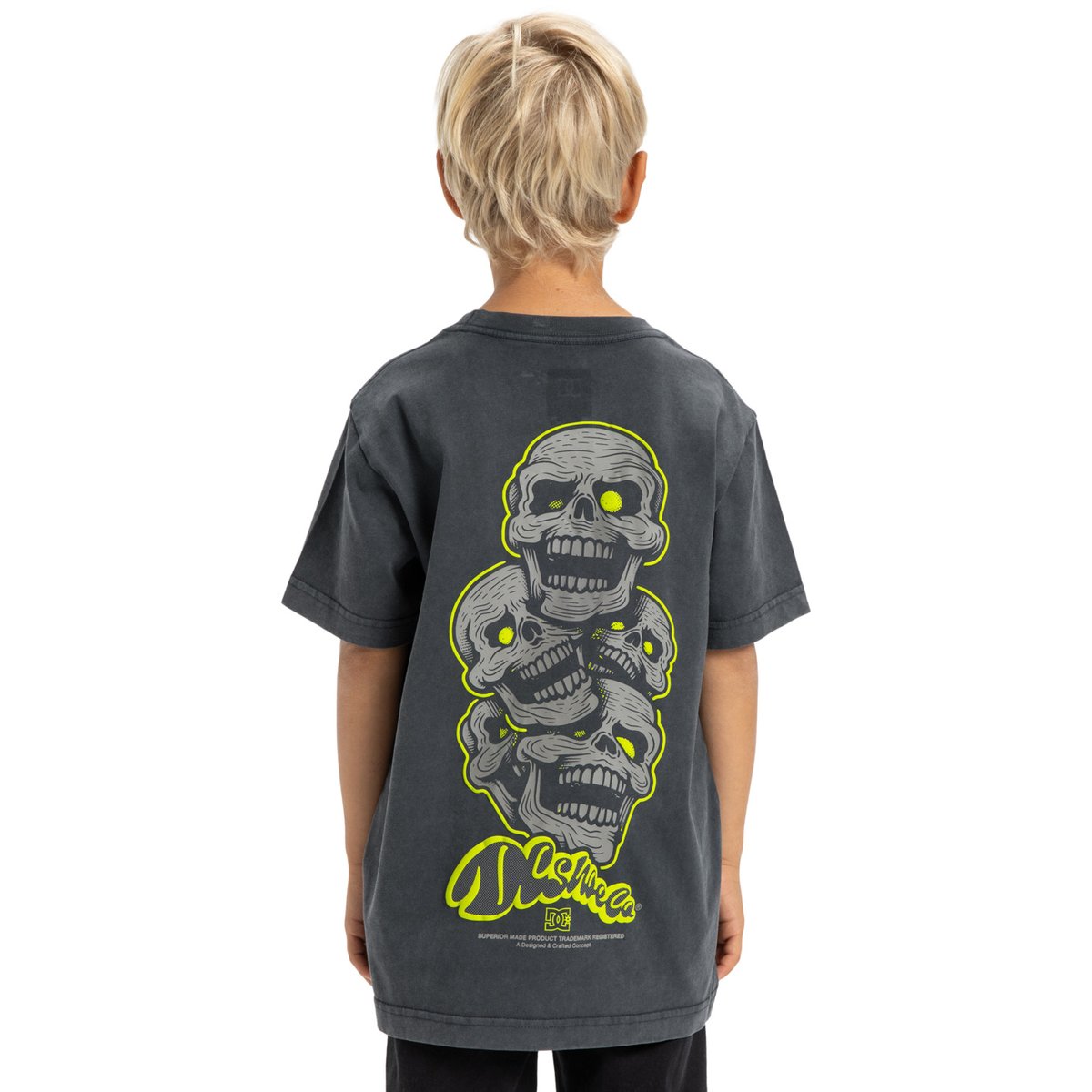 T-shirt à manches courtes LAUGH STACK. noir black, DC SHOES