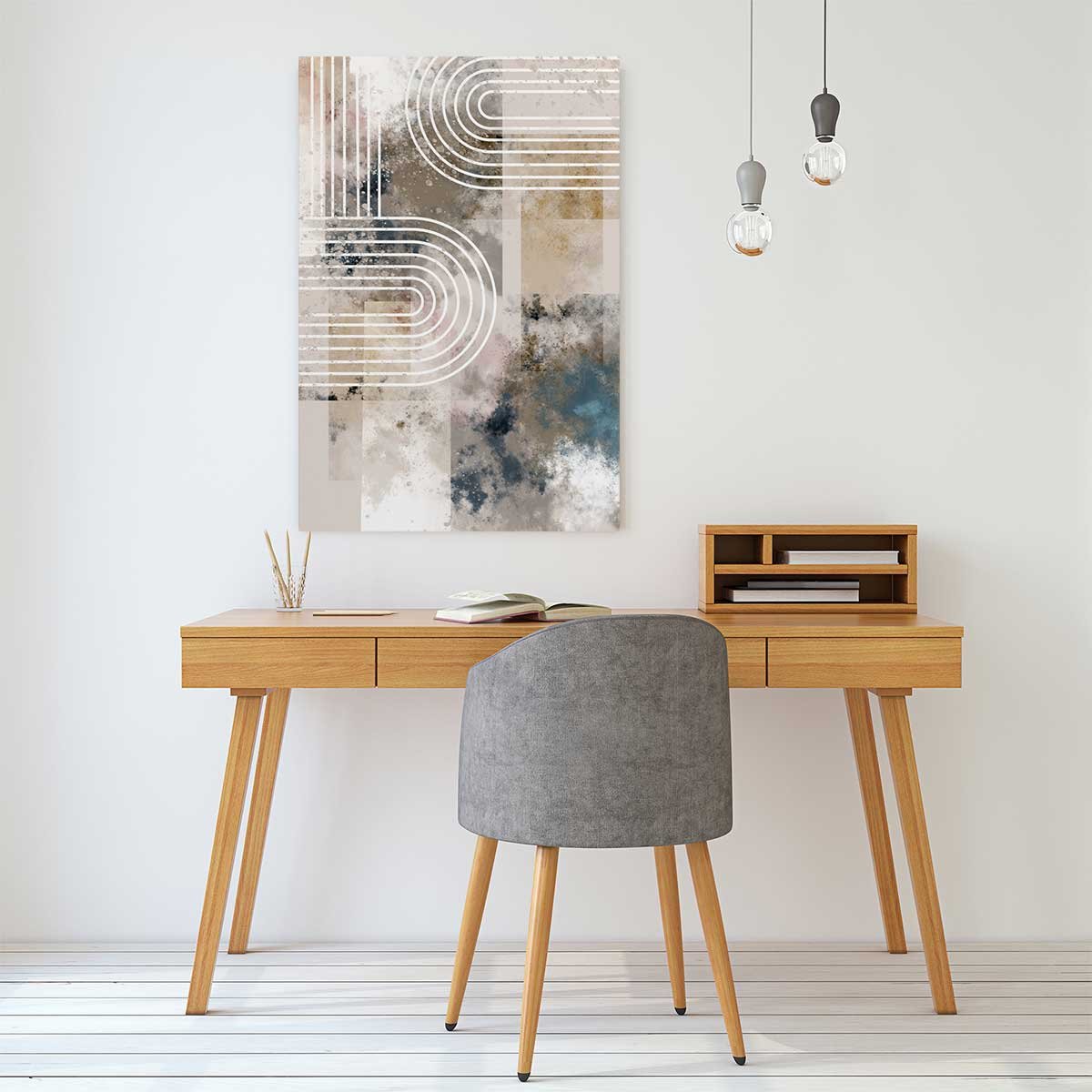 Tableau abstract Arc Alto tableau alu dibond, HEXOA