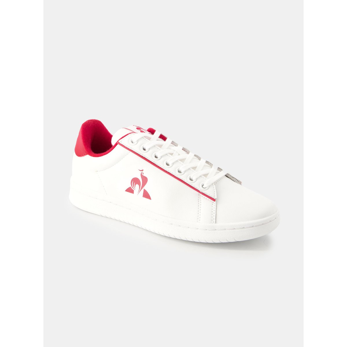 Baskets LCS COURT CLEAN W optical white/cerise, LE COQ SPORTIF