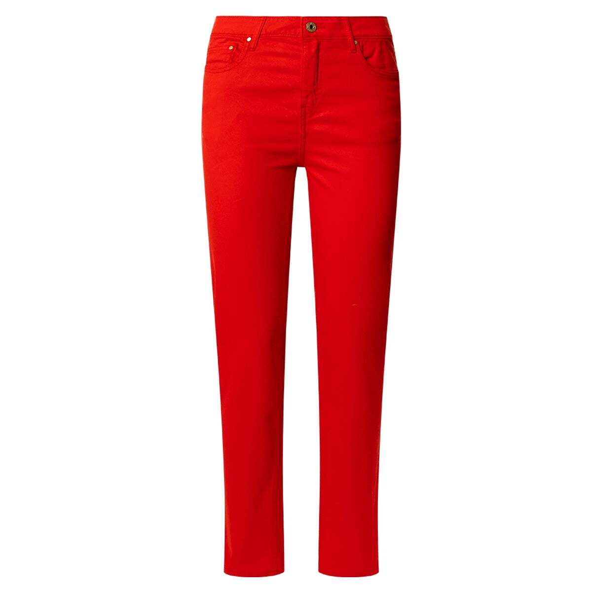 Pantalon Coupe Skinny 5 Poches rouge, PEPE JEANS