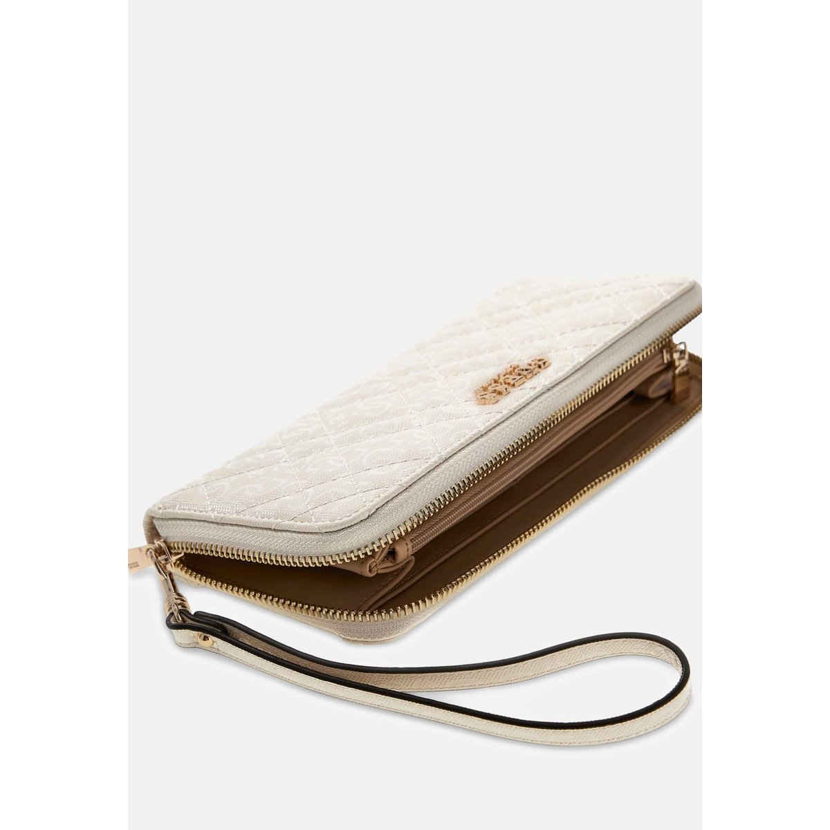 Maxi Portefeuille Isemay blanc, GUESS