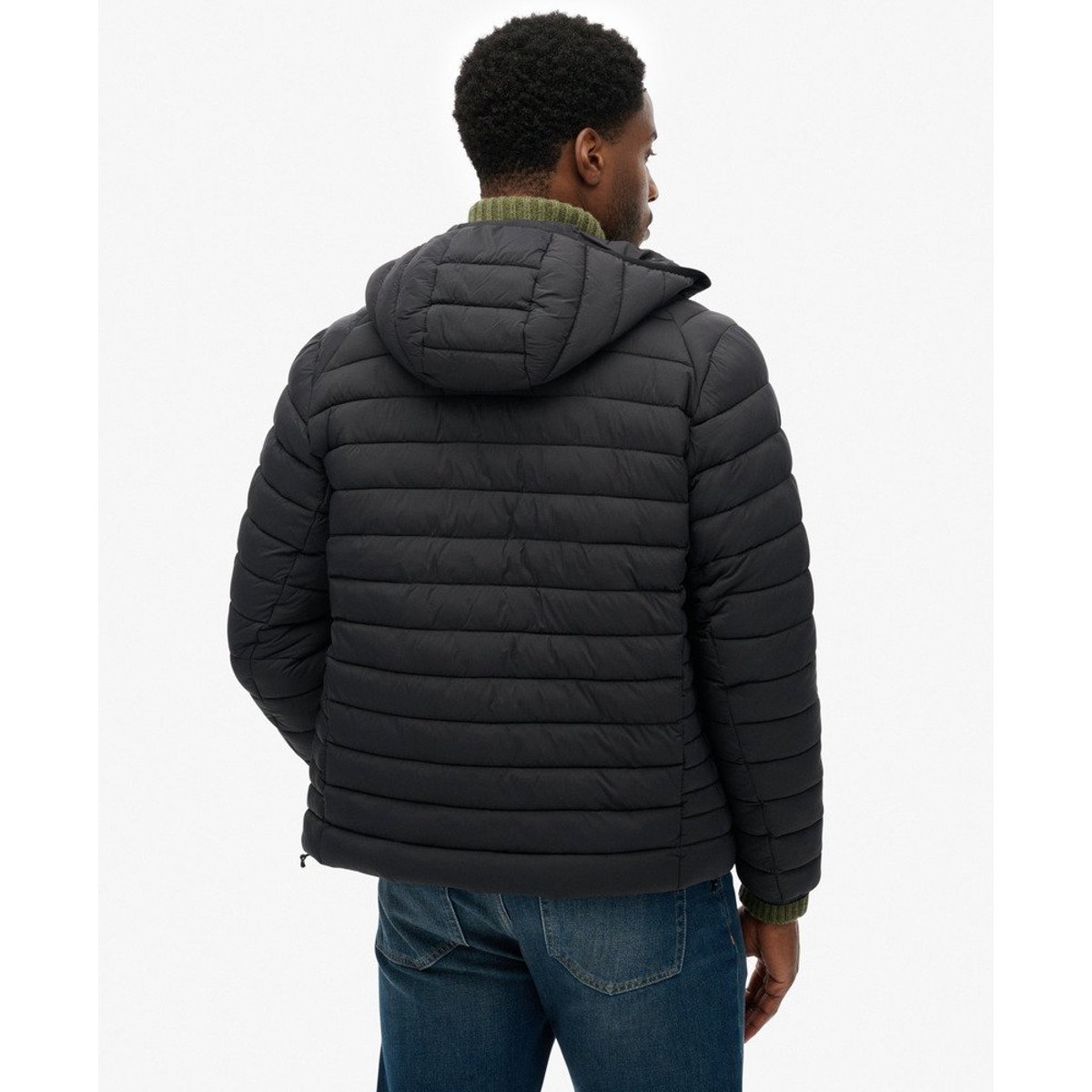 Veste à capuche Fuji Lite noir, SUPERDRY