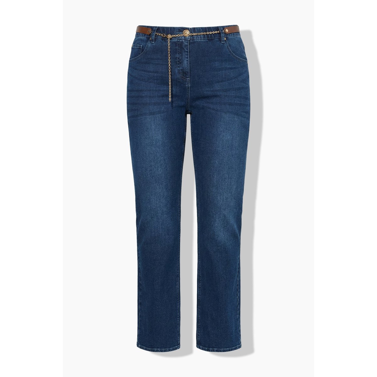 Jean Marie, coupe Bootcut bleu jean, ULLA POPKEN