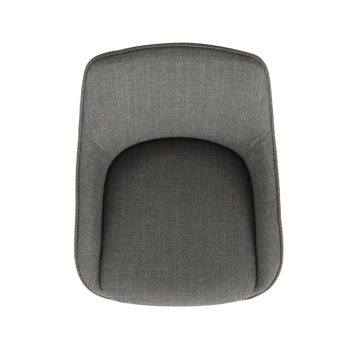 Chaise repas pivotante gris gris clair, ZAGO