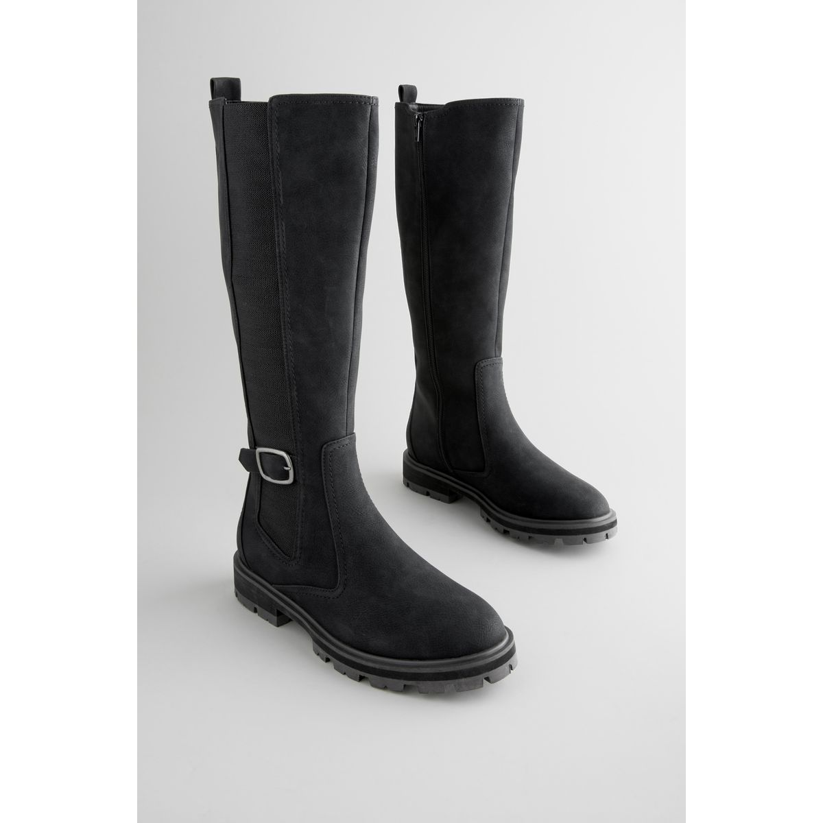 Bottines chelsea avec boucle noir, NEXT