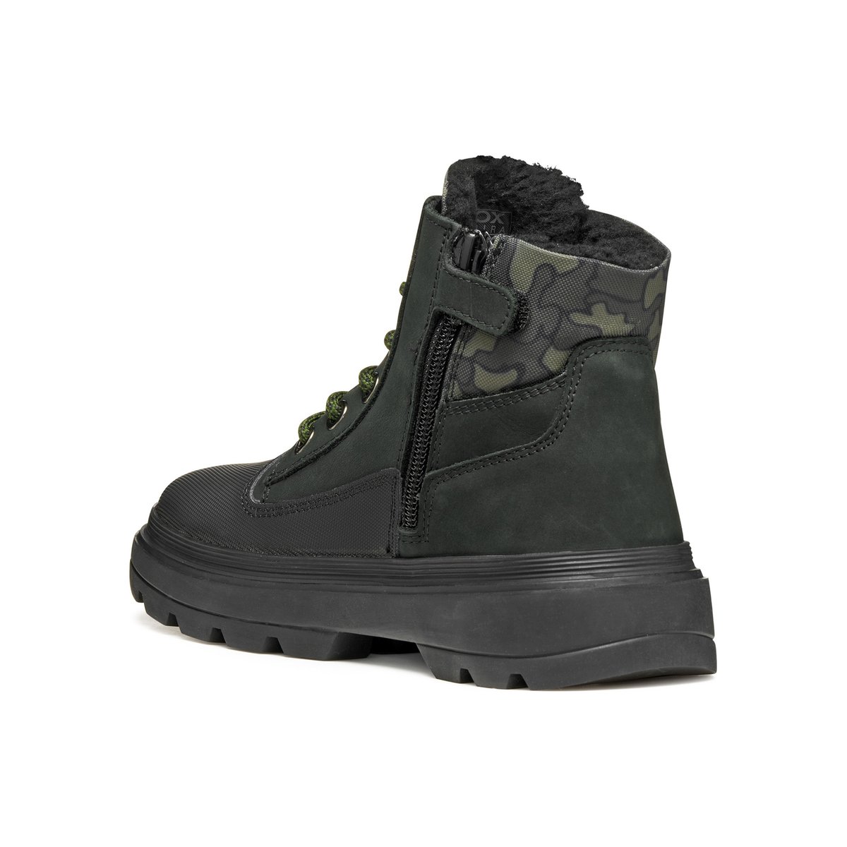 Bottes Et Bottines  J KIDDARTAH  WPF noir/vert militaire, GEOX