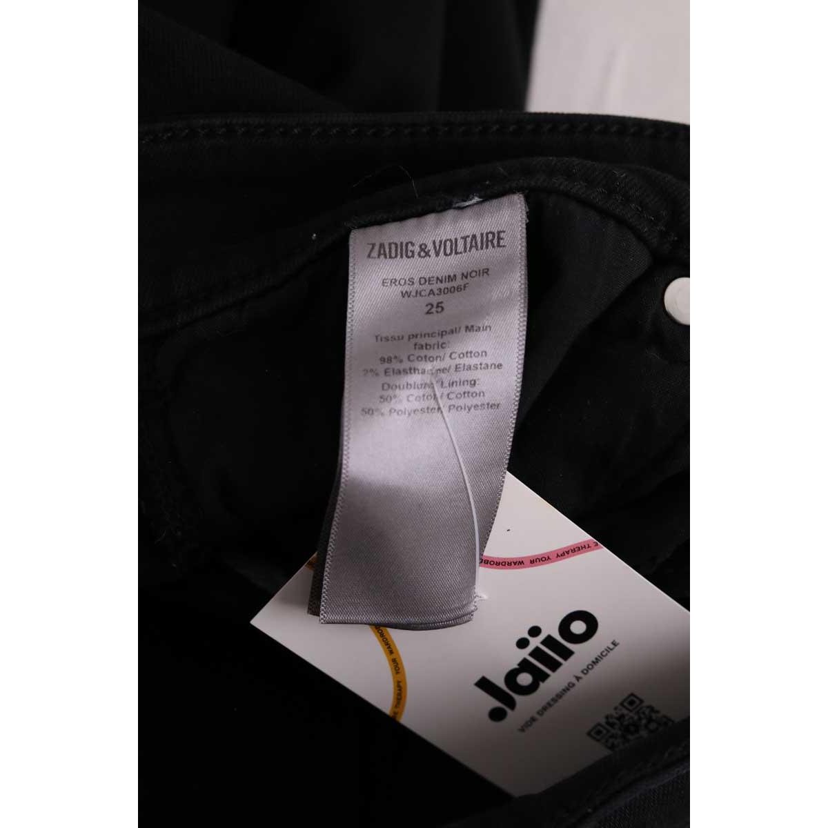Jean slim - Très Bon État noir, ZADIG&VOLTAIRE