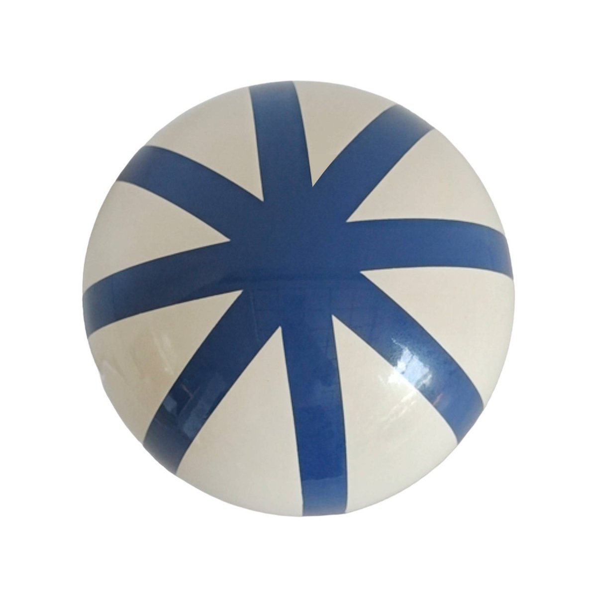 Lampe de table intérieur métal Ø20cm NYX bleu, SWEEEK