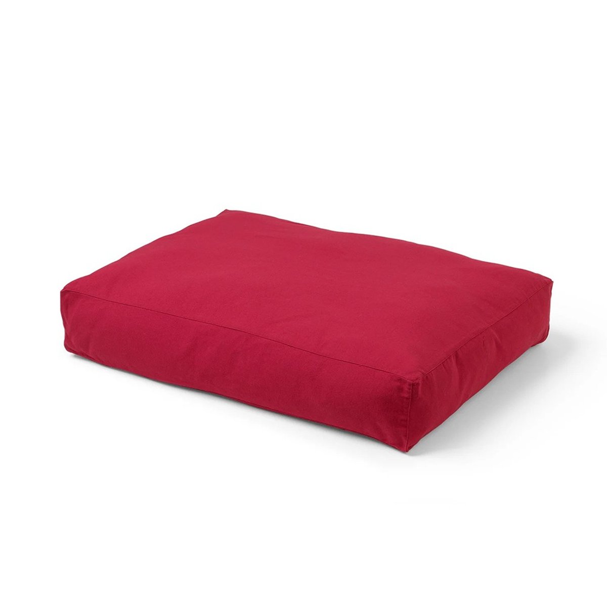 Coussin chien moelleux en coton bio, HVAD rouge, TADAZHI