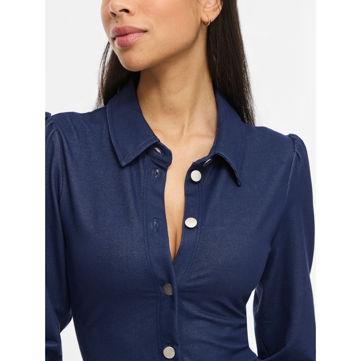 Robe Mi-Longue dark blue denim, VILA