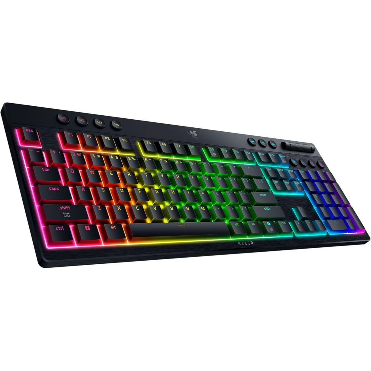 Clavier gamer sans fil BlackWidow V4 Low-profile HyperSpeed Switches Orange couleur unique, RAZER