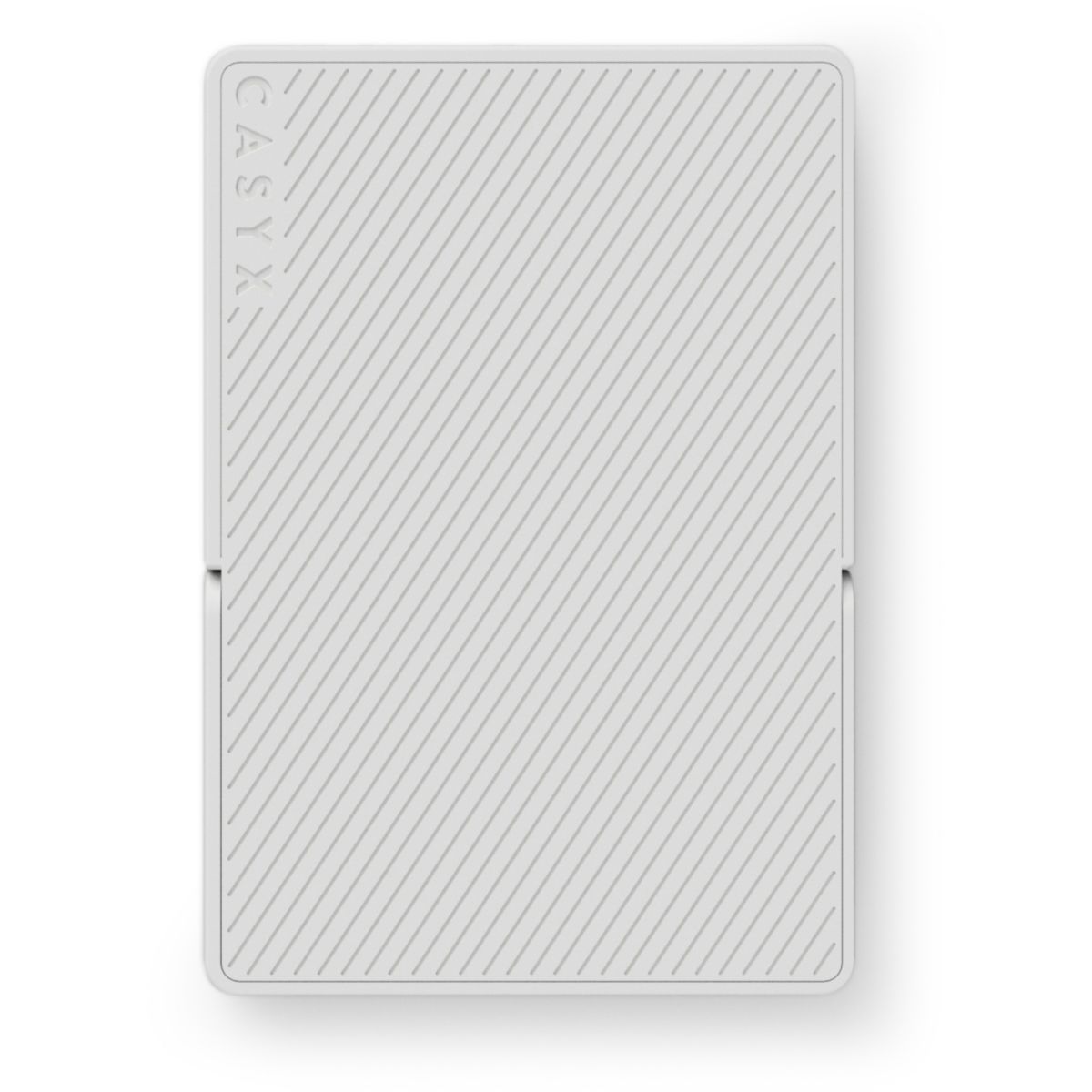 Batterie externe 5000 mAh Qi2 MagSafe avec bequille gris couleur unique, CASYX