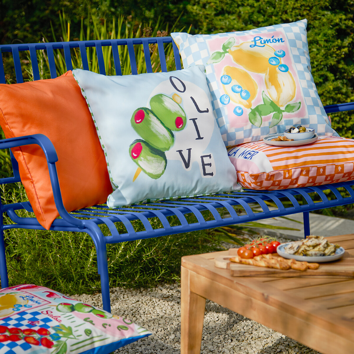 Mediterranean Olive Outdoor Cushion olive, FURN.