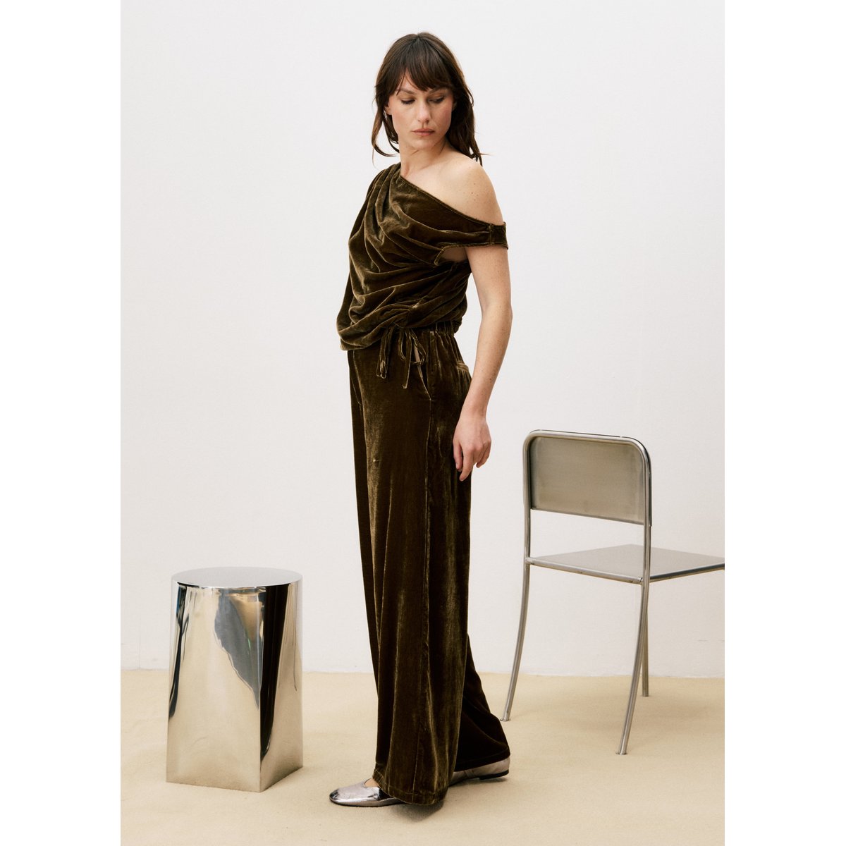 Top ANITA marron glace, FRNCH