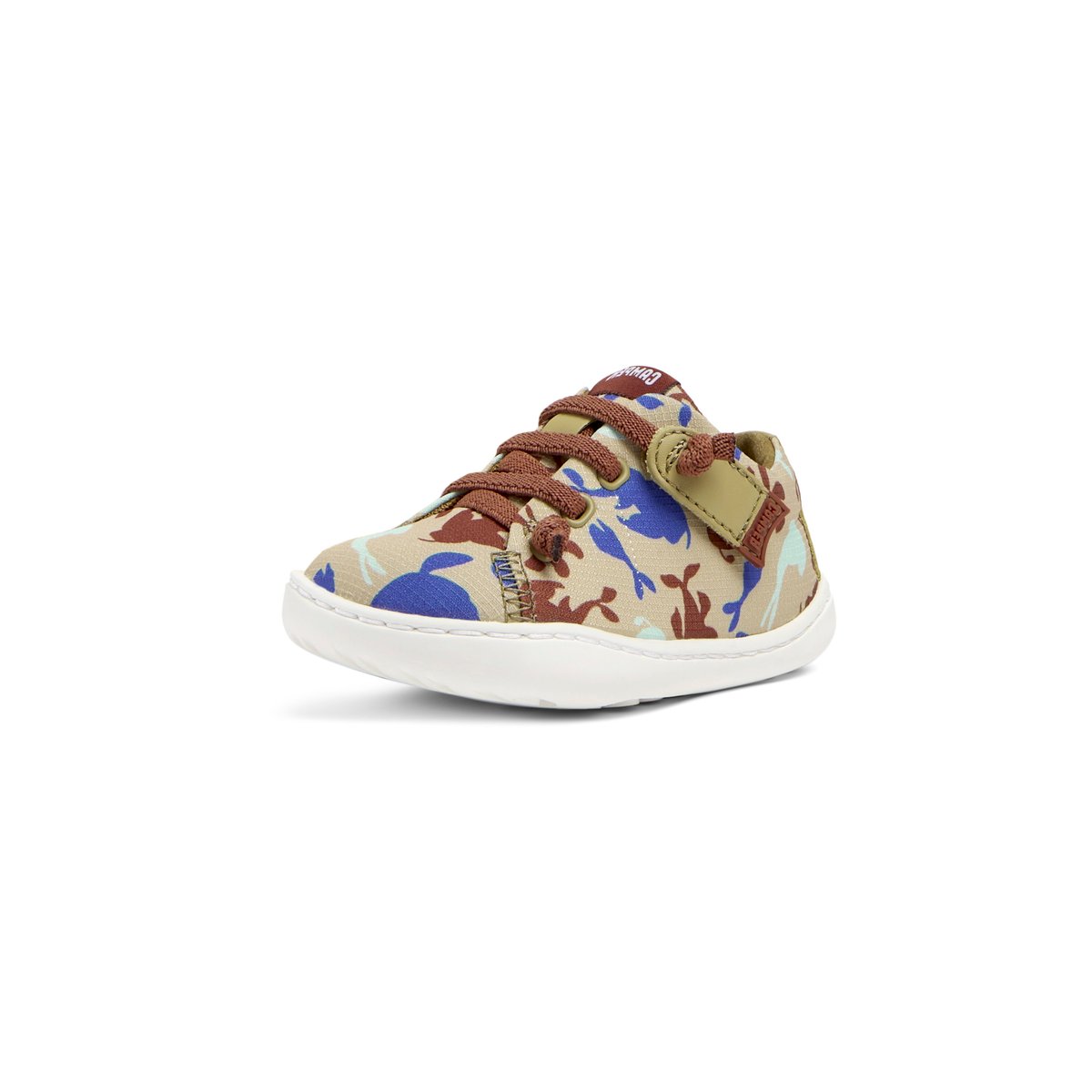 Baskets Peu Cami beige bleu, CAMPER
