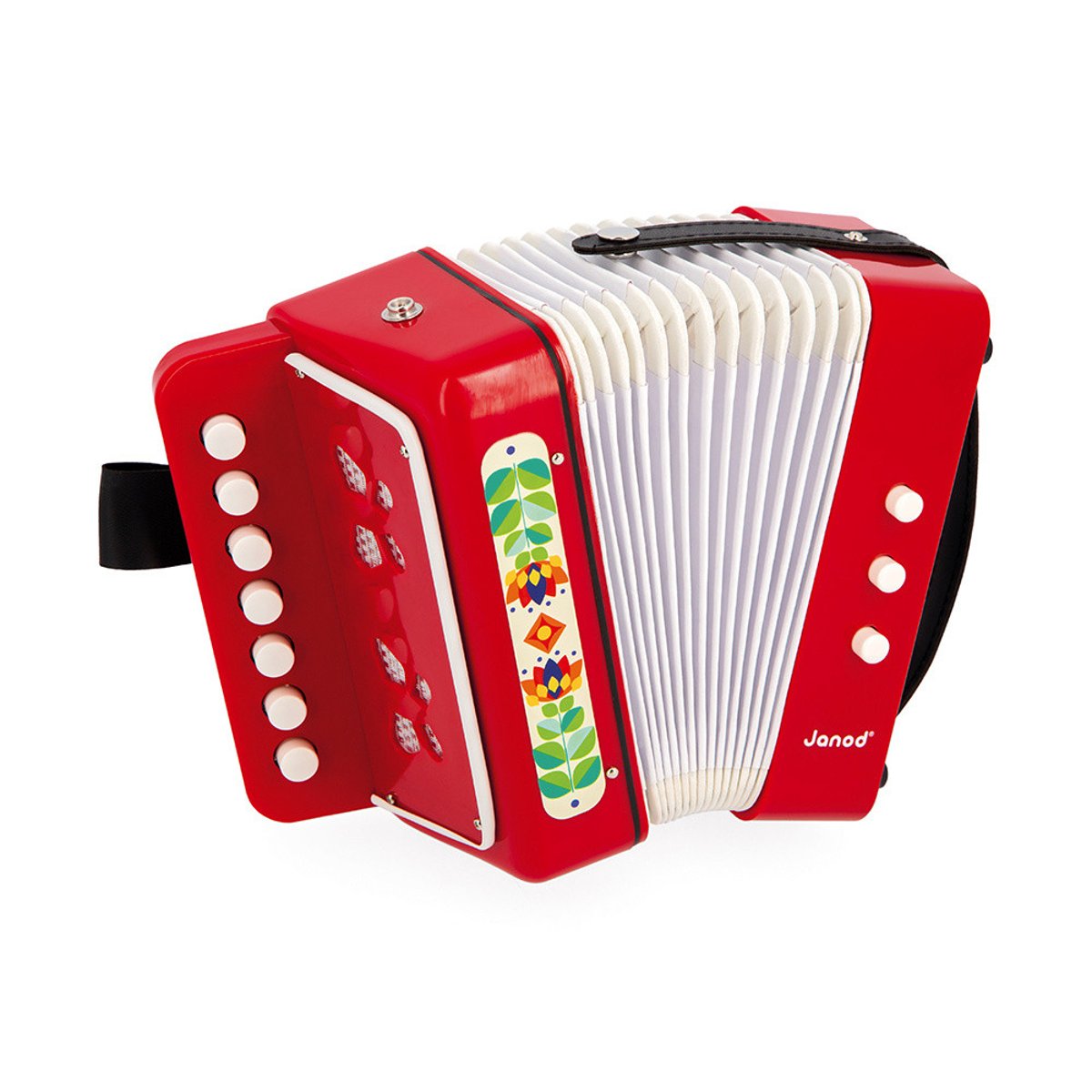 Accordéon Gioia rouge, blanc, JANOD