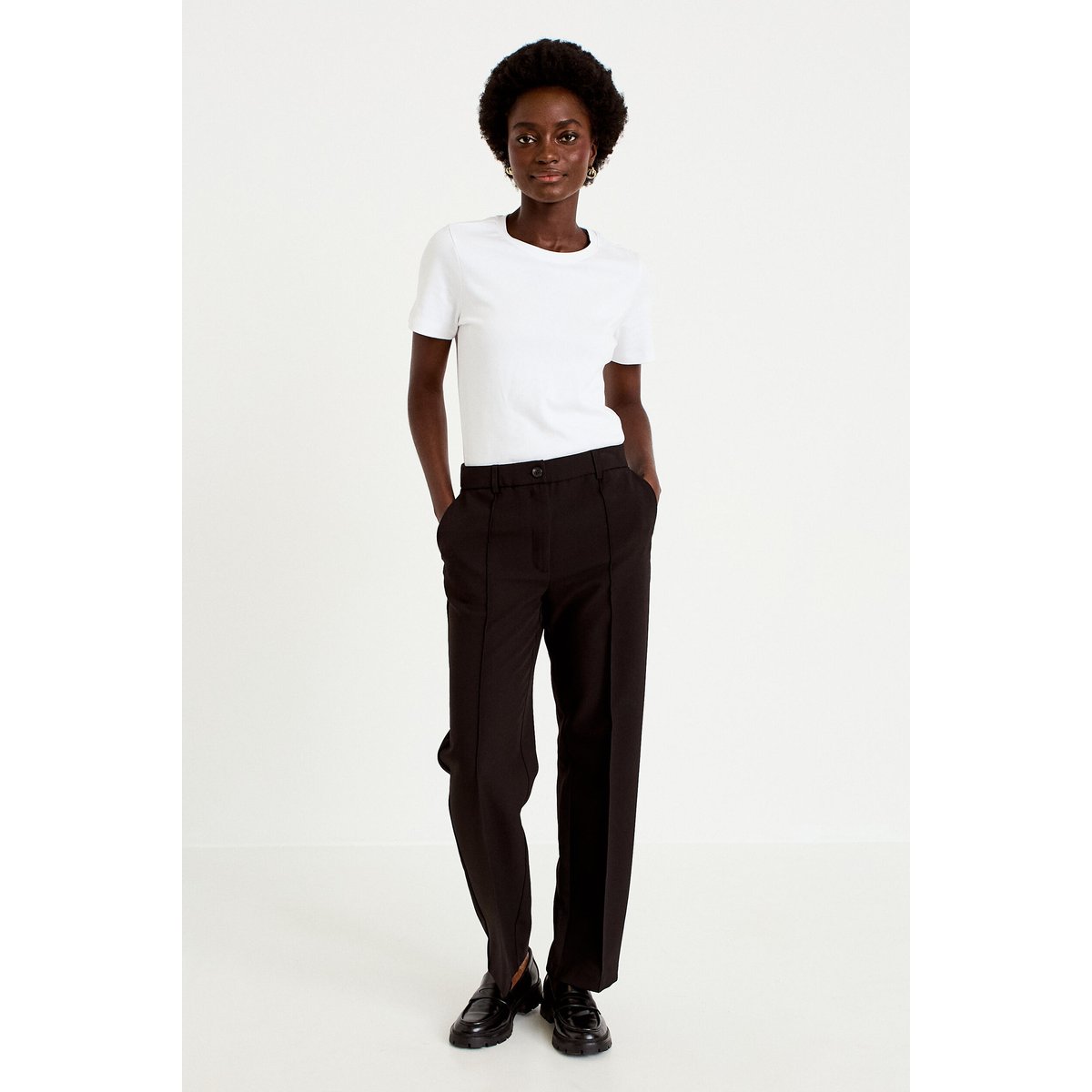 Pantalon bootcut taille standard noir, CACHE CACHE