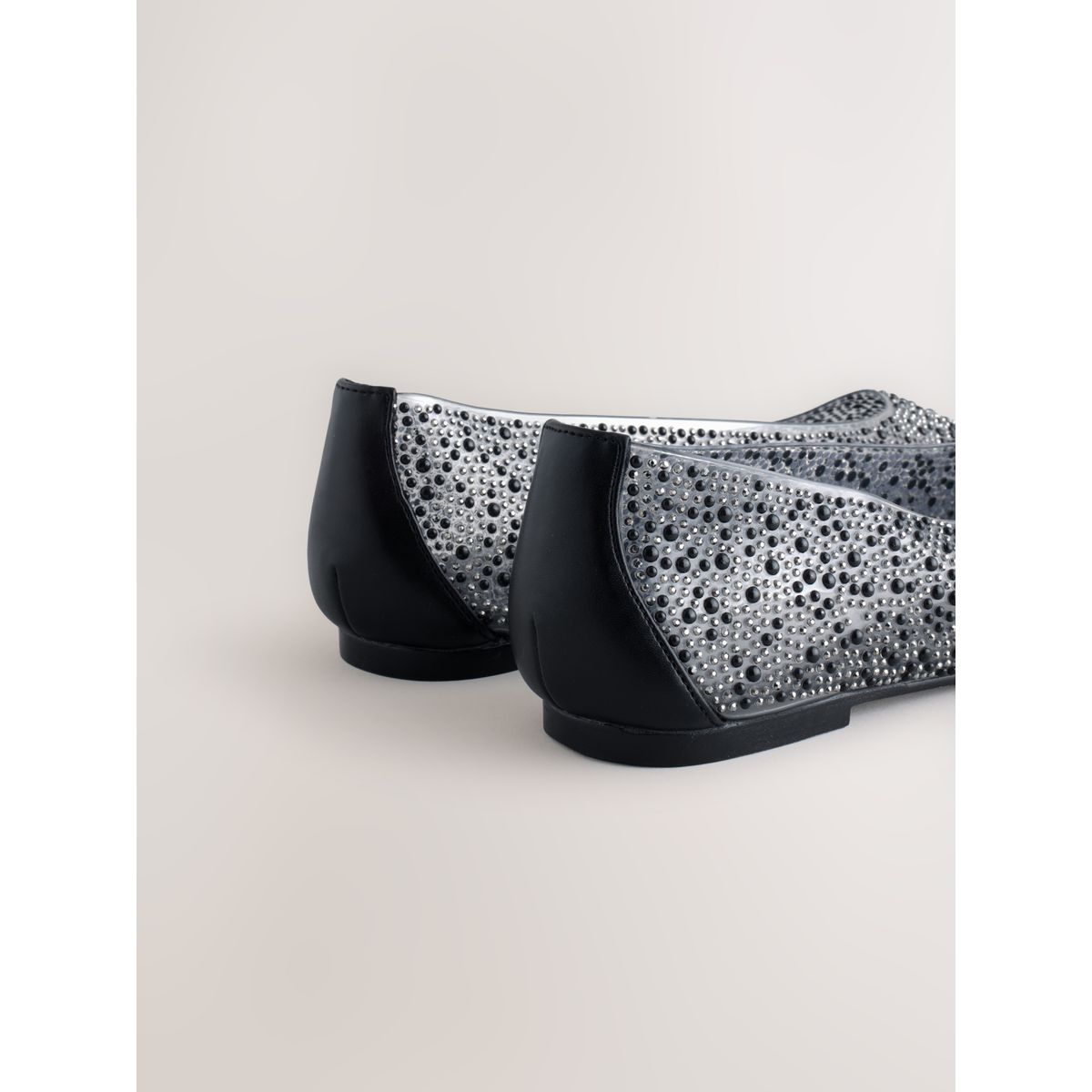 Ballerines en vinyle forever comfort® noir, NEXT