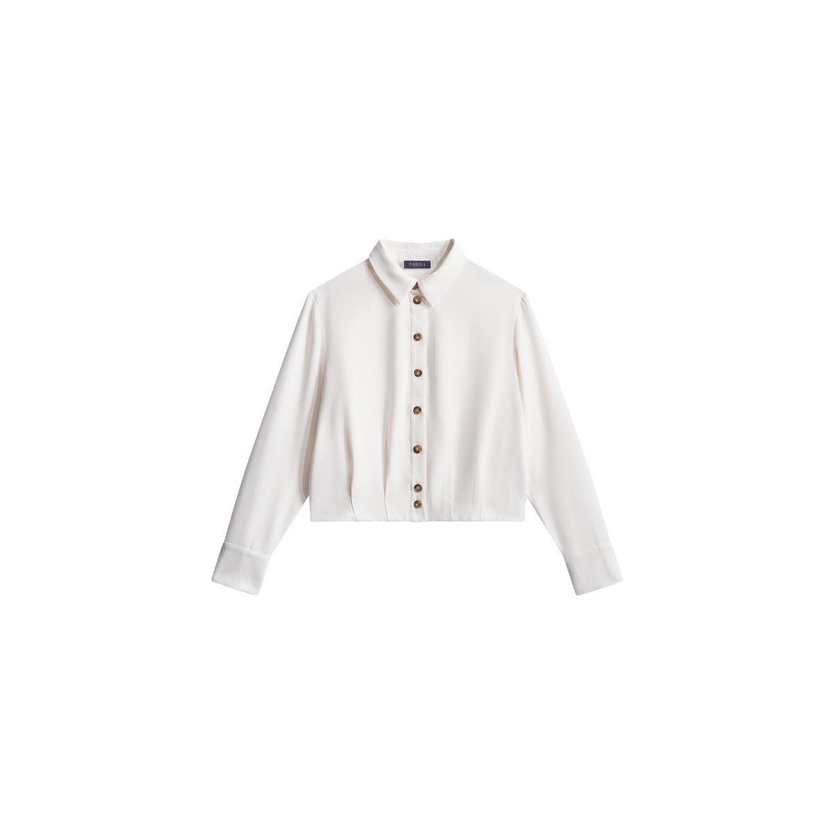 Chemise droite col chemise CIME ecru, CAROLL
