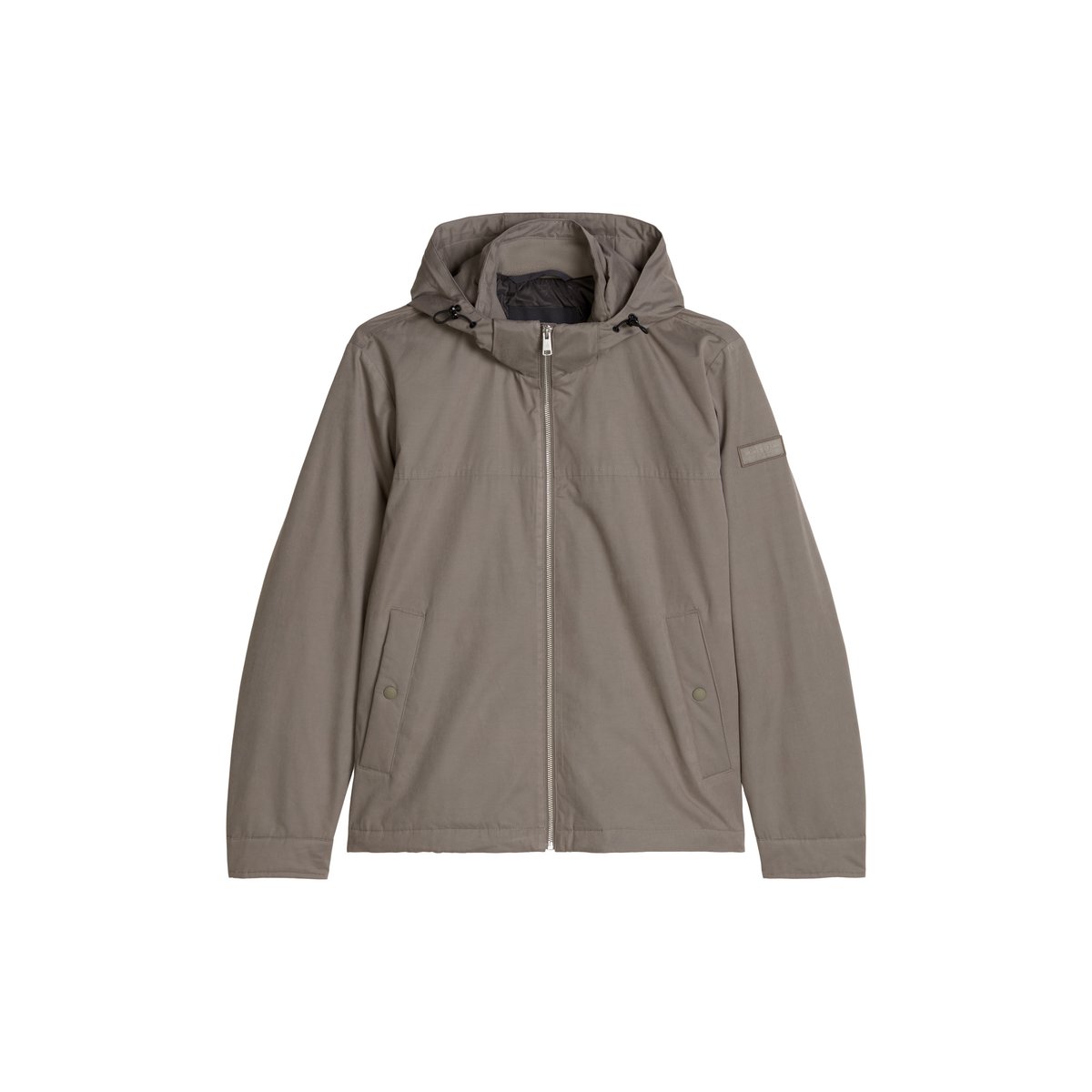 Veste coupe classique avec capuche amovible gris, MARC O'POLO