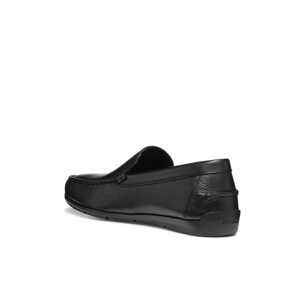 Mocassins en cuir grainé SIRON noir, GEOX