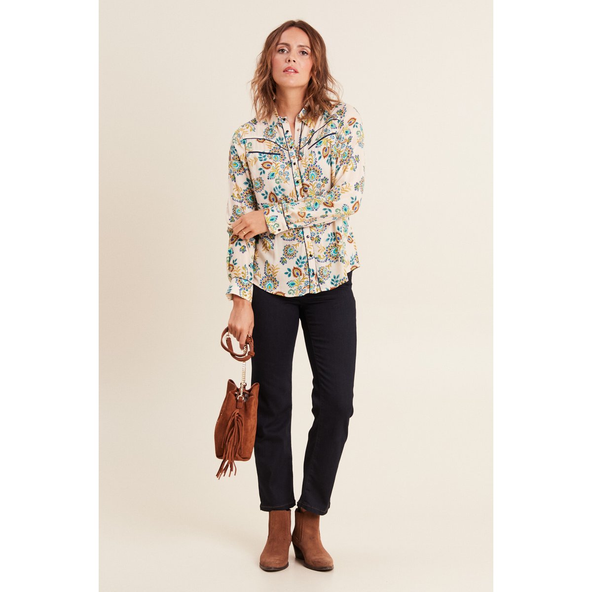 Chemise manches longues blanc, BREAL