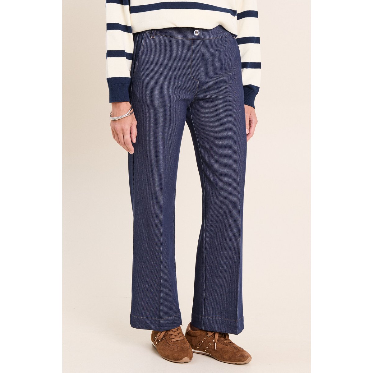 Jean large 7/8ème denim brut, BREAL