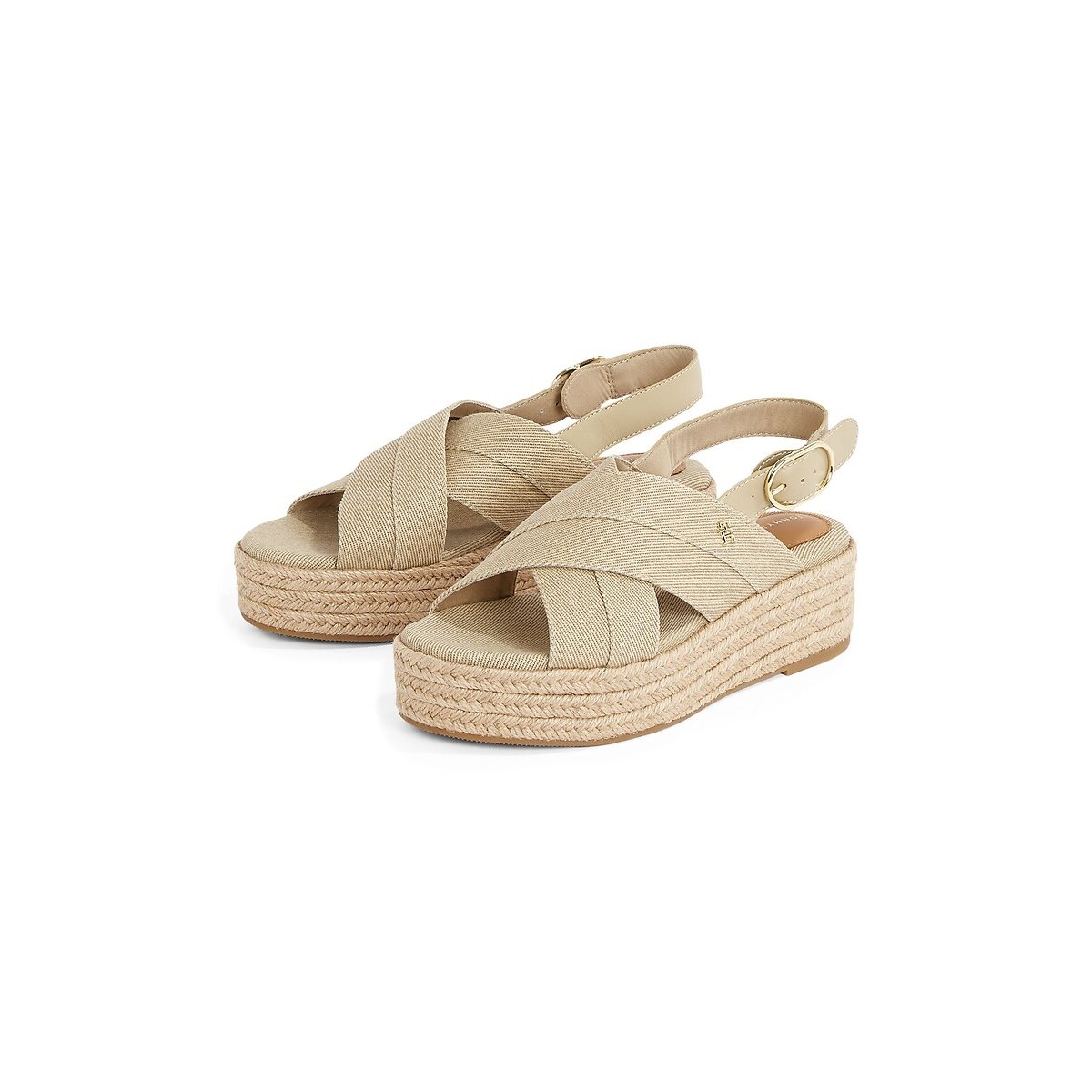 Sandali con platform beige, TOMMY HILFIGER