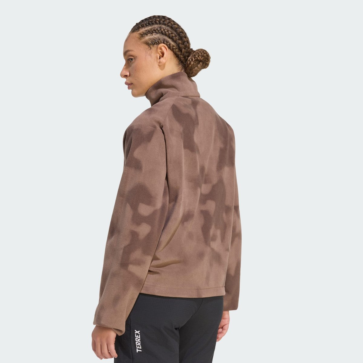 Veste Polaire Zip Intégral Climawarm Terrex Multi Veste Polaire Zip Intégral Climawarm Terrex Multi earth strata / brown, adidas Performance