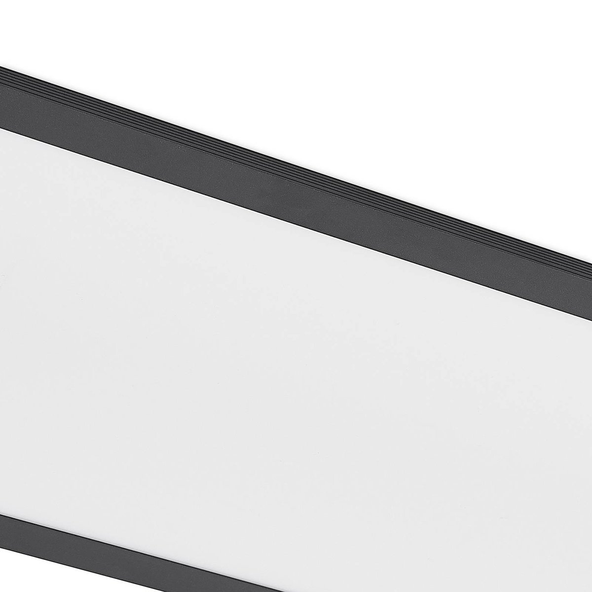 Panneau en aluminium moderneLED, Nelios noir, blanc, LINDBY