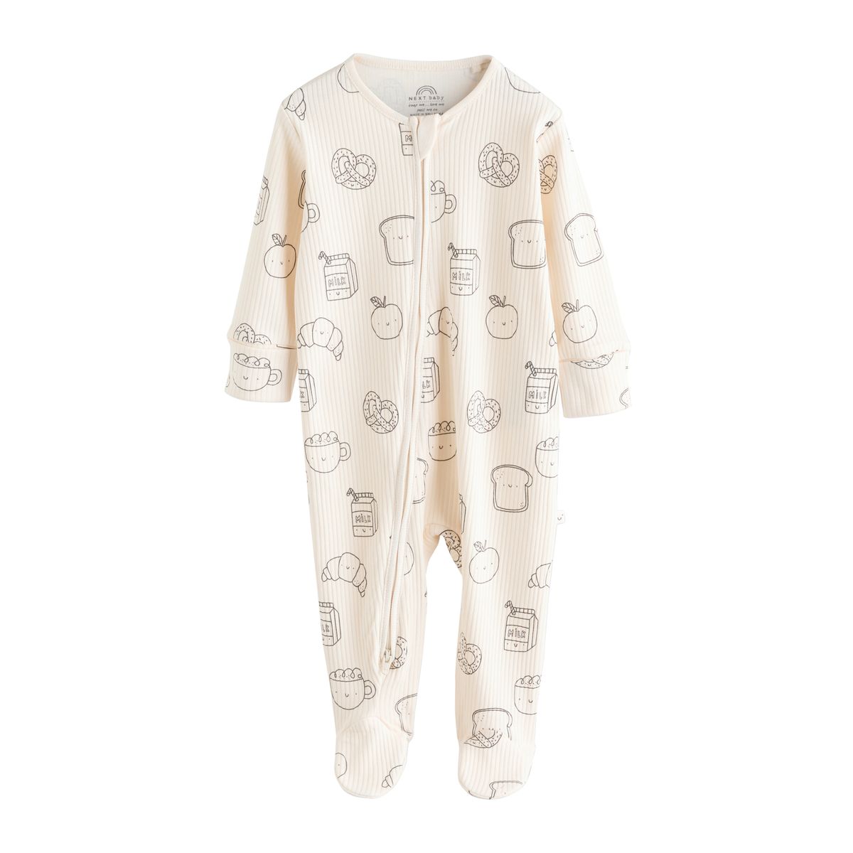 Dors-bien à zip bidirectionnel bébé, lot de 3 naturel, NEXT