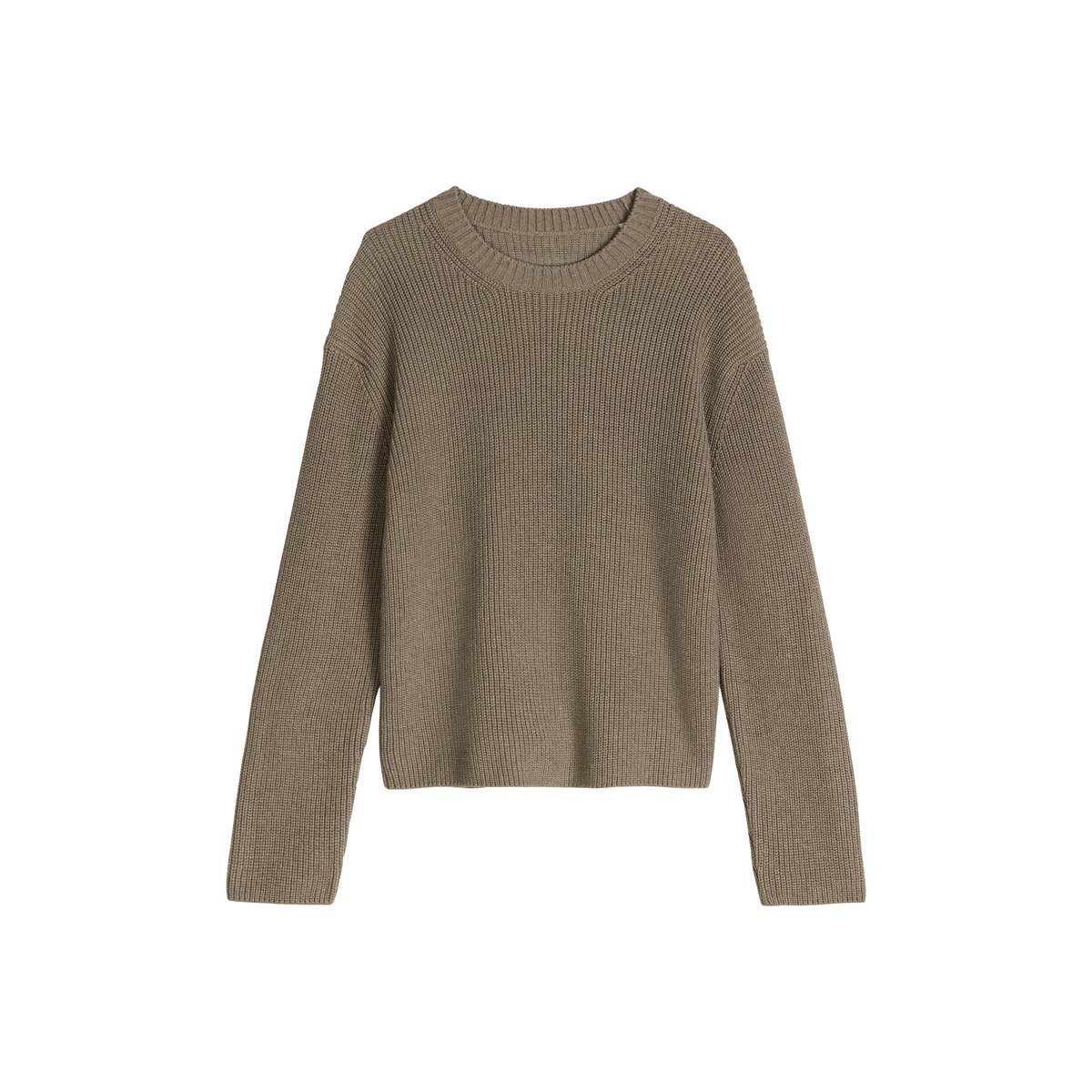 Pull en vrac en coton organique lourd beige, MARC O'POLO
