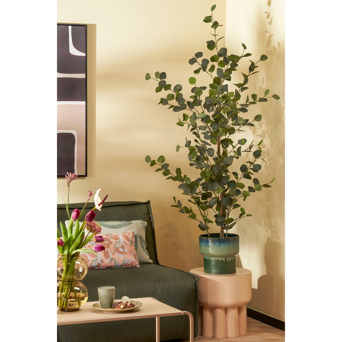 Plante artificielle EUCALYPTUS vert, MICA DECORATIONS
