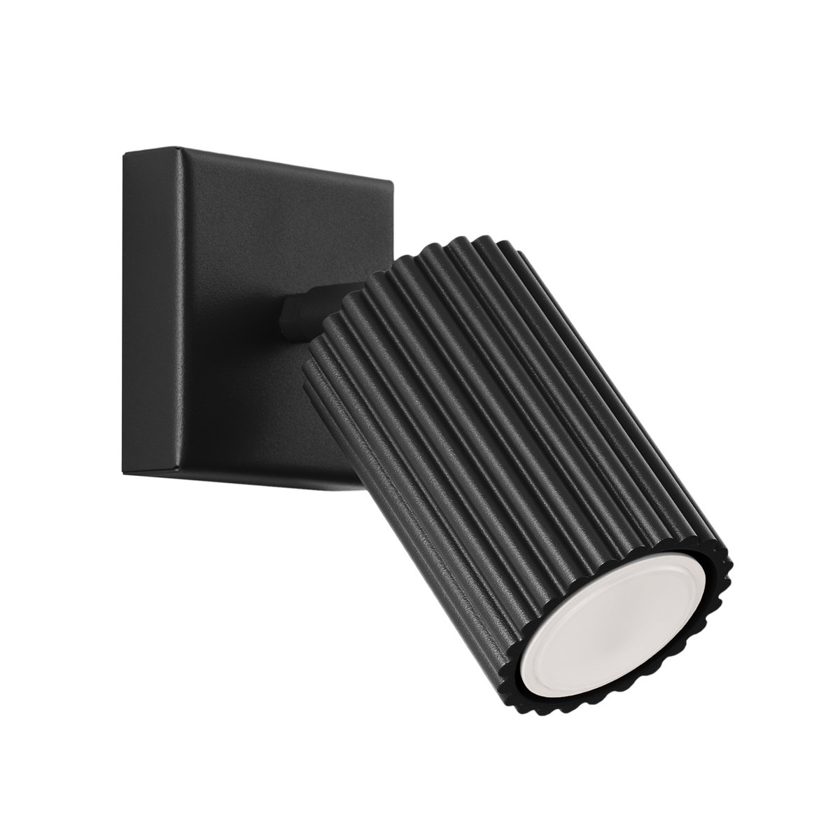 Applique Aluminium Noir GU10 1 Karbon noir, EDEN