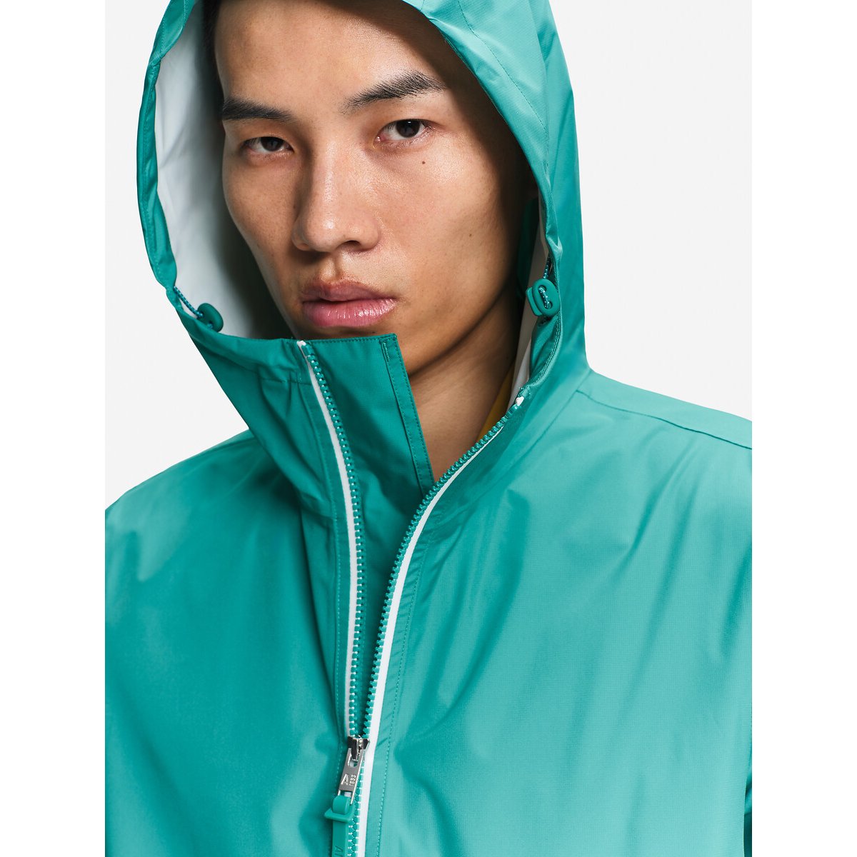 Parka mi-longue imperméable, compactable vert turquoise, AIGLE
