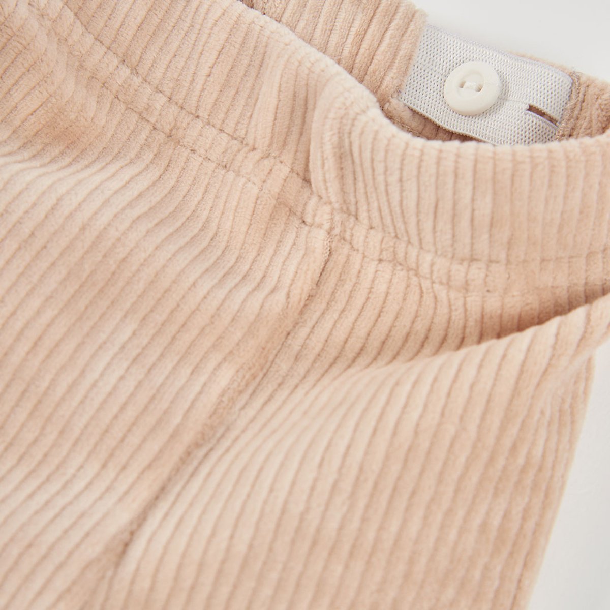 Pantalon velours cotelé fille blanc, BOBOLI