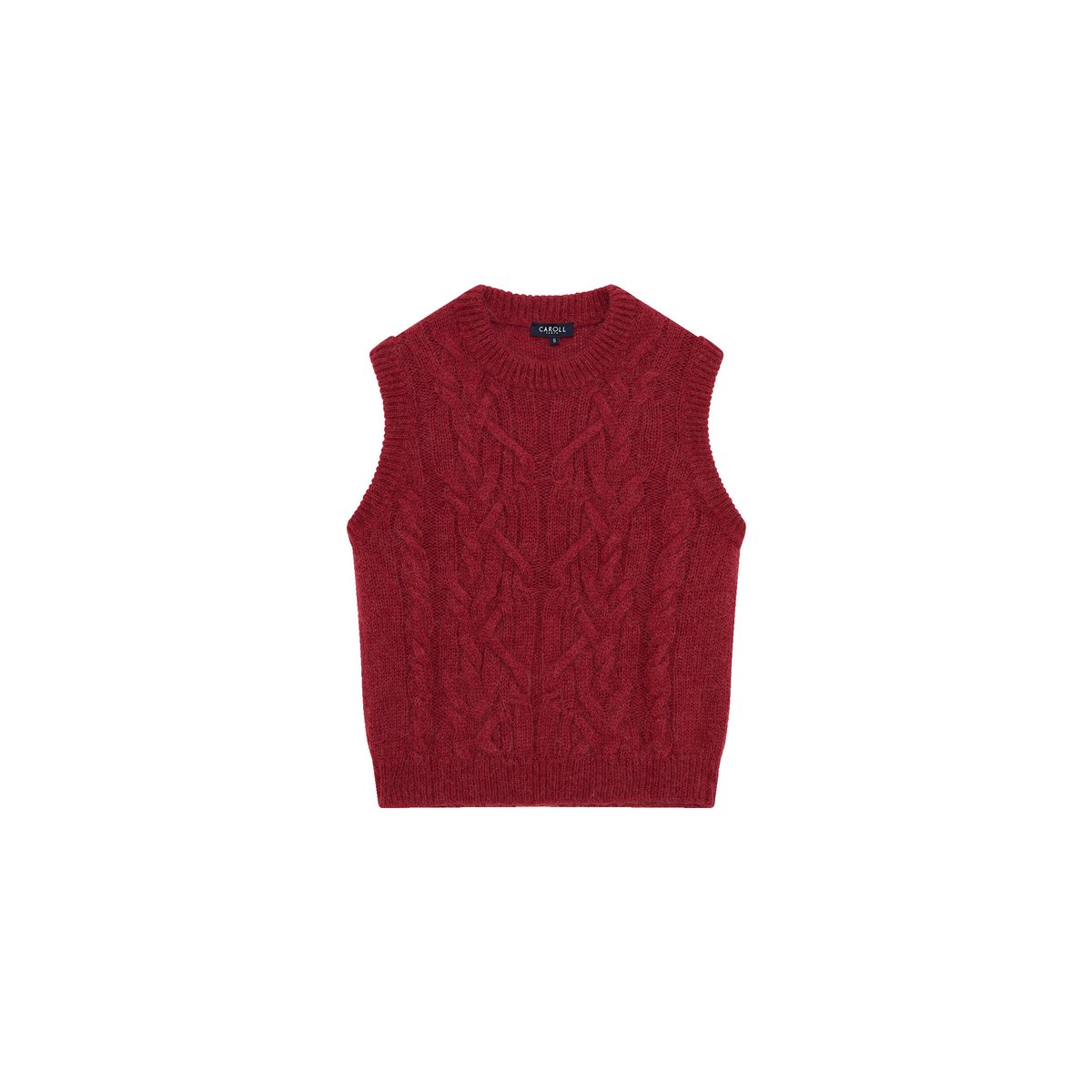 Pull sans manche MLUCIA bordeaux, CAROLL