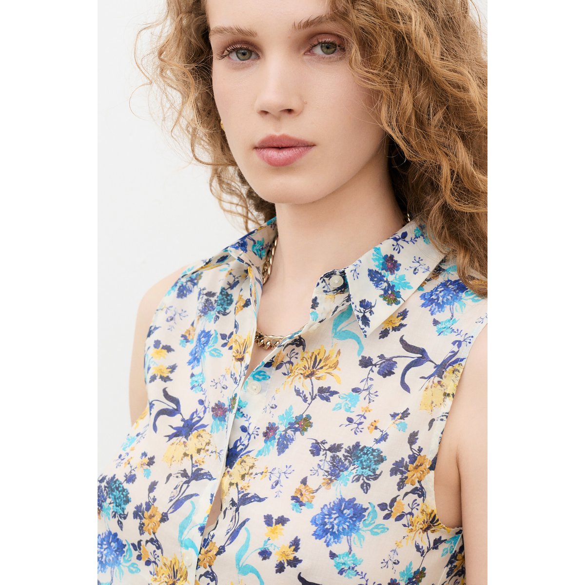 Chemise droite col CHEMISE CJESSIL blanc, CAROLL