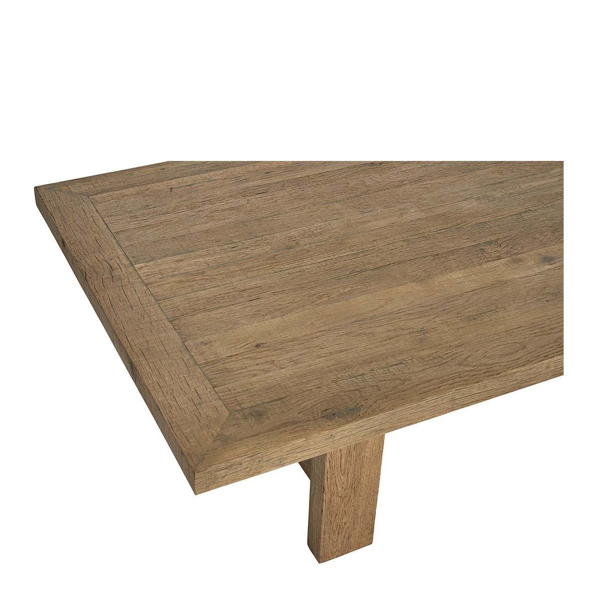 Table basse MARCELLE bois clair, BLANC D’IVOIRE